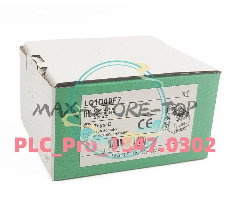 1PCS  Schneider LC1D09F7 110V coil 3P 3NO 9A contactor Fast delivery