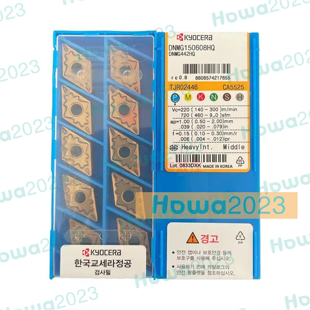 10Pcs/BOX Kyocera DNMG150608HQ CA5525 Turning Blade Carbide Inserts