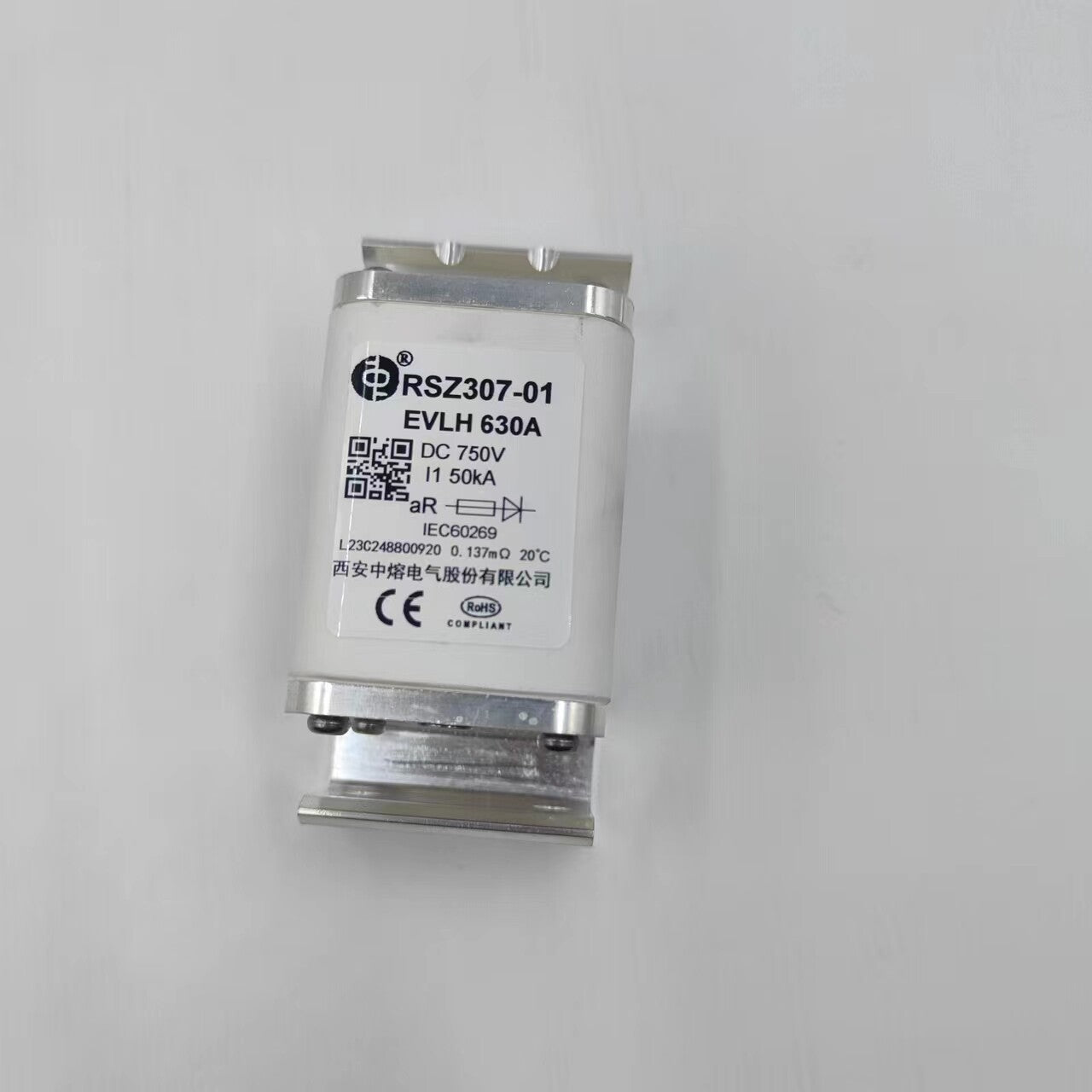 1pcs RSZ307-01 EVLH 630A 750VDC I1 50kA Fast High Voltage Fuse