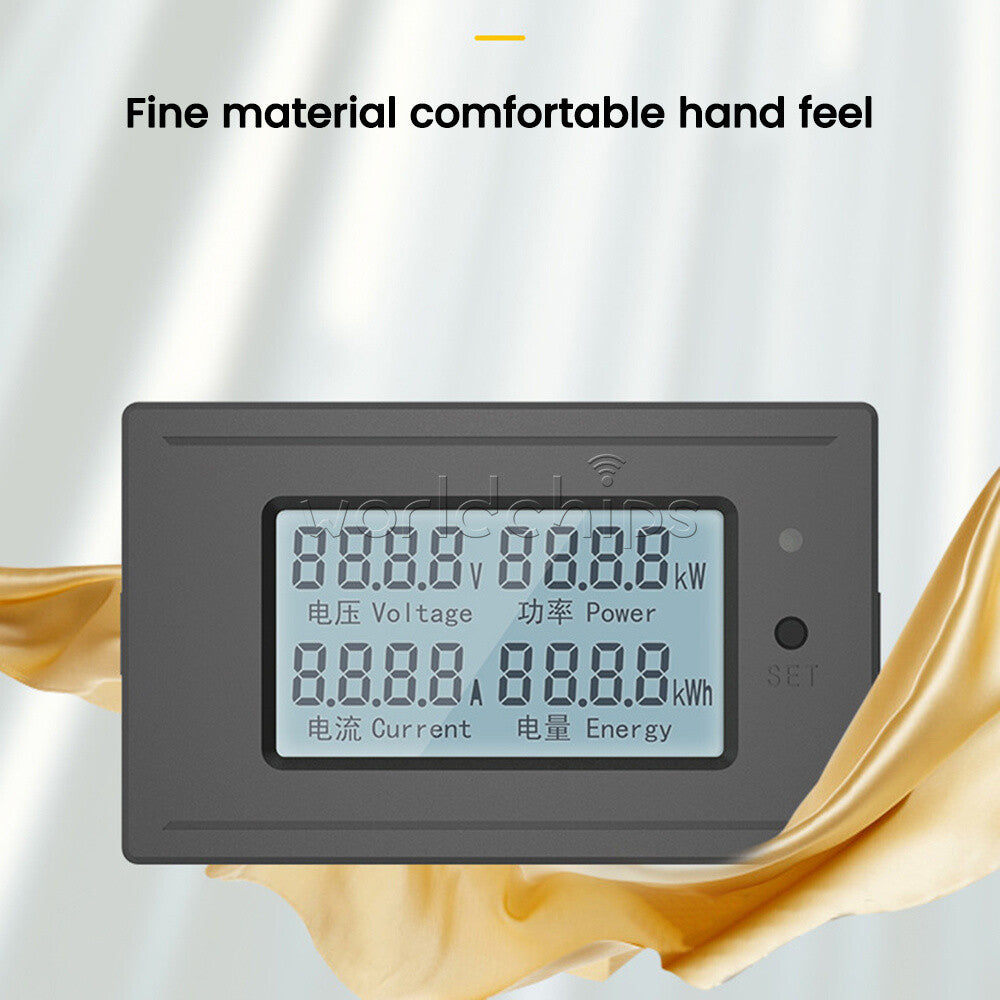 DC6-200V 20A 50A 100A Multi-functional Voltmeter Ammeter Digital LCD Power Meter