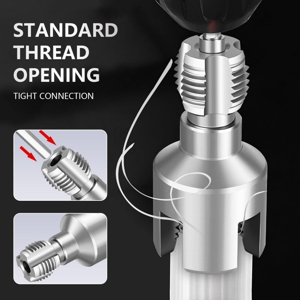 Pipe Threading Repair Tool Kit with Extraction Function for Various Pipe Types