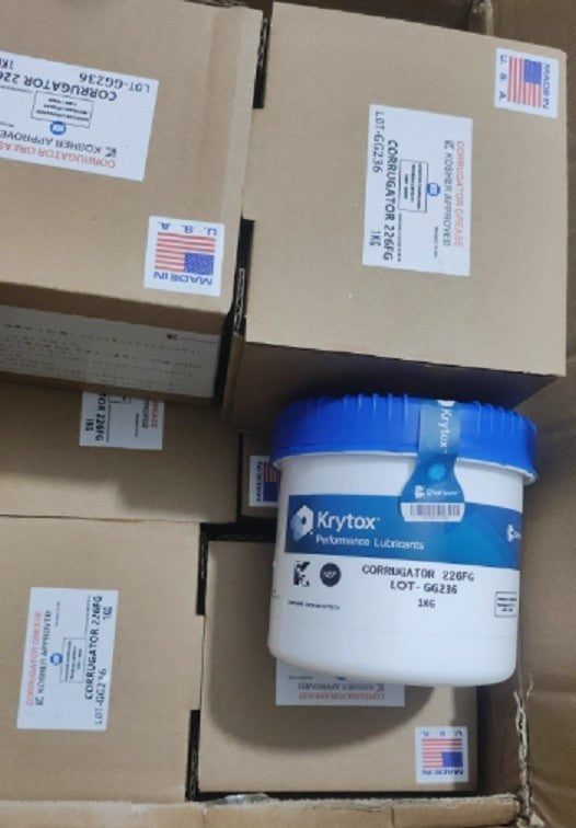 ONE(1pcs) Chemours Krytox 226FG Corrugator Grease 1kg (2.2 lb)  free ship
