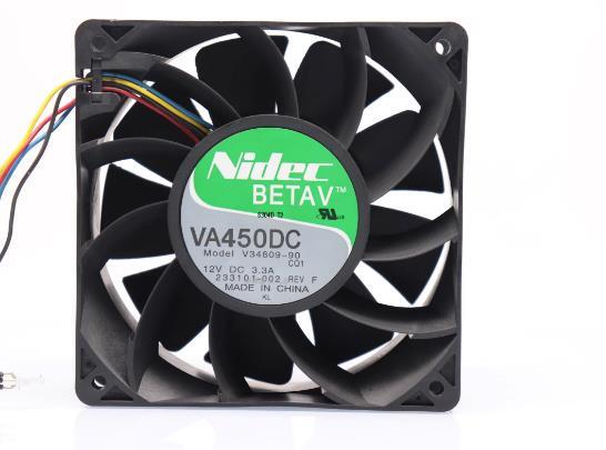 1PC Nidec VA450DC V34809-90 12V 3.3A 12CM 12038 Super Air Fan 4-wire