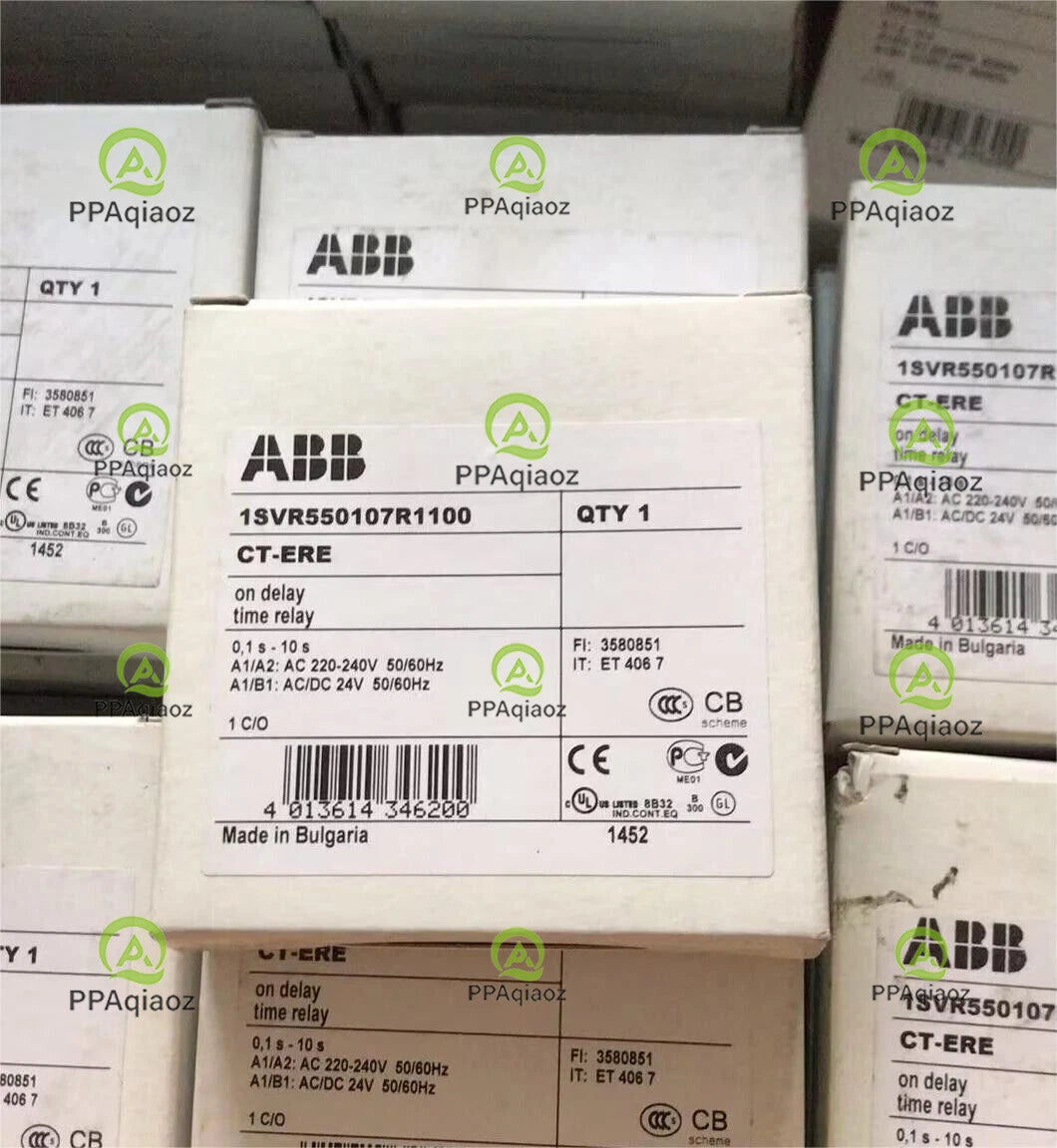1PCS  ABB  CT-ERE  1SVR550107R1100   on delay time relay 0.1s-10s
