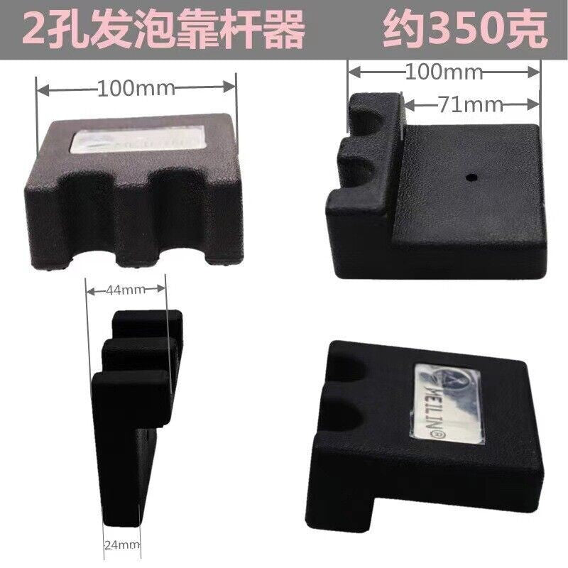 Cue Pool Cues Holder Stick Clip Clamp Stand Table Accessories for 2 Pool Cue