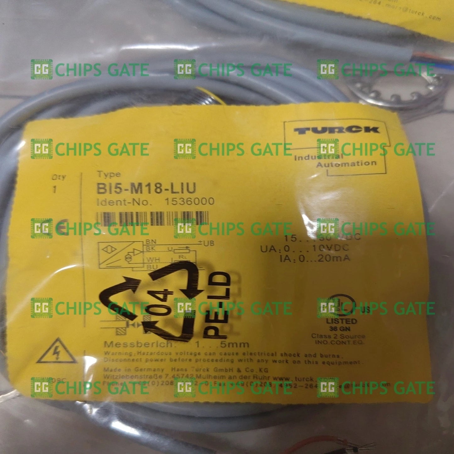 1PCS  Turck proximity switch BI5-M18-LIU Fast ship with warranty #P