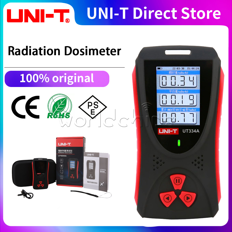 UNI-T UT334A Geiger Counter Electromagnetic Radiation Detector Xβγ-ray Detection