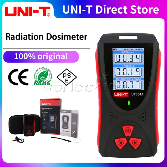 UNI-T UT334A Geiger Counter Electromagnetic Radiation Detector Xβγ-ray Detection