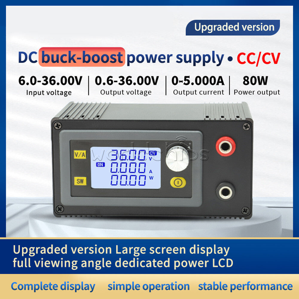 DC 5-30V/6-36V Adjustable Step Up Down Buck Boost Regulated Power Supply Module