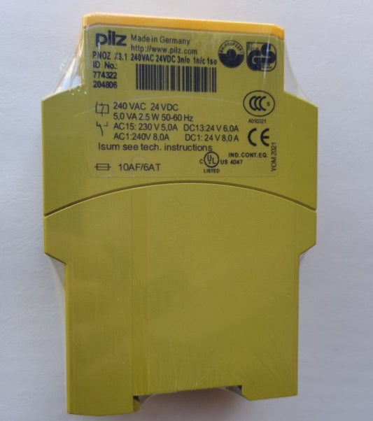 1pcs PILZ  PNOZ X3.1 Safety Relay 774322