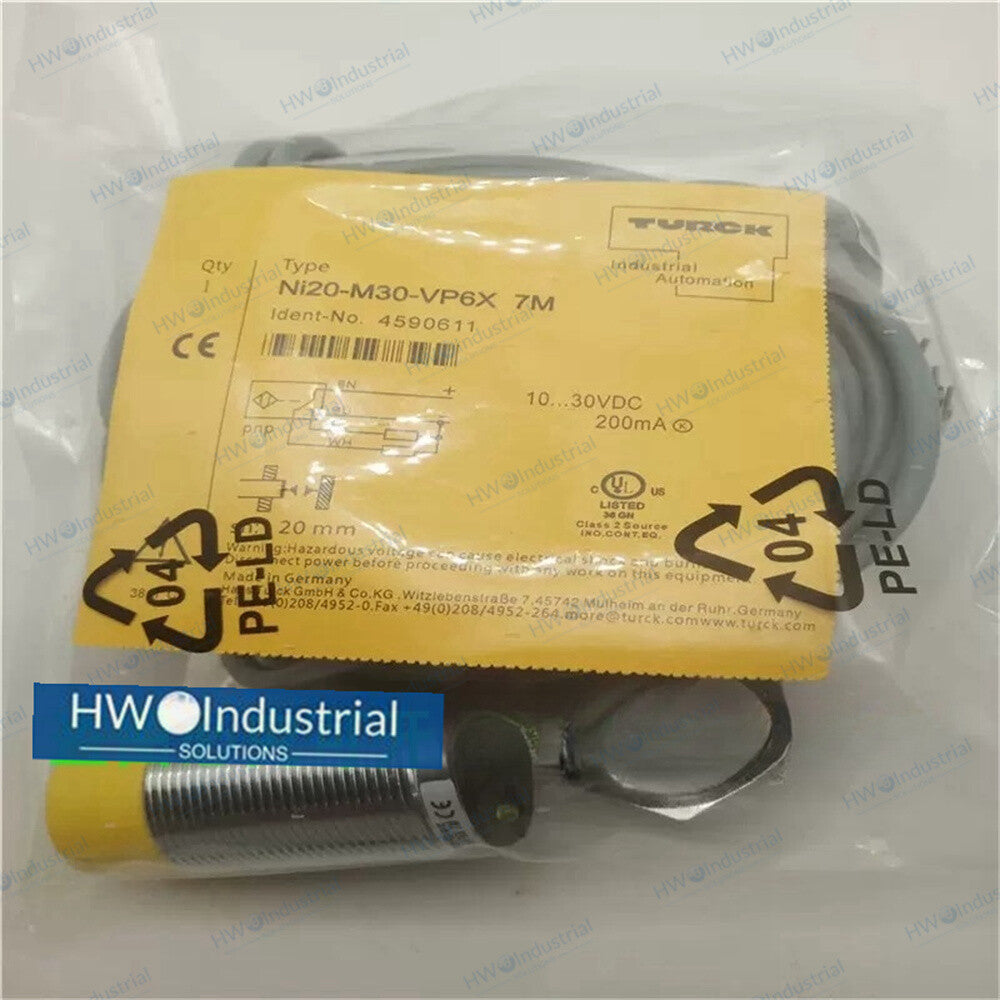 1/Piece Ni20-M30-VP6X 7M  Turck Proximity Switch Sensor