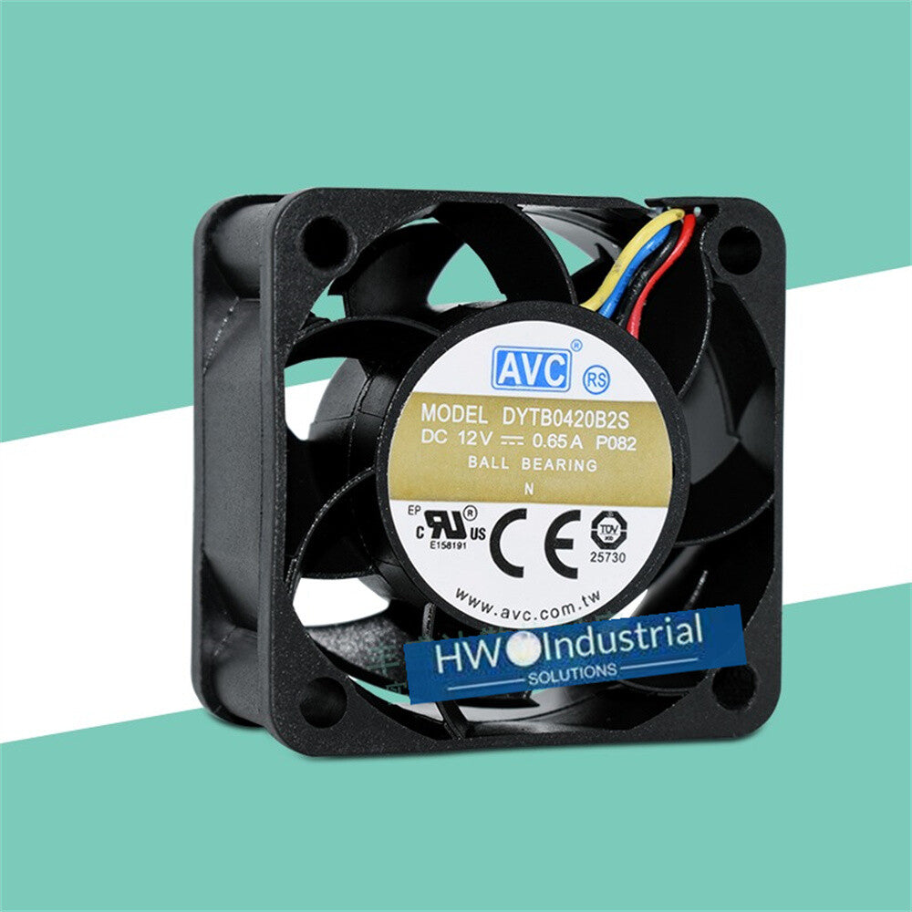 1/piece DYTB0420B2S AVC 4020 12V 0.65A 4CM 4-wire PWM Temperature Cooling Fan