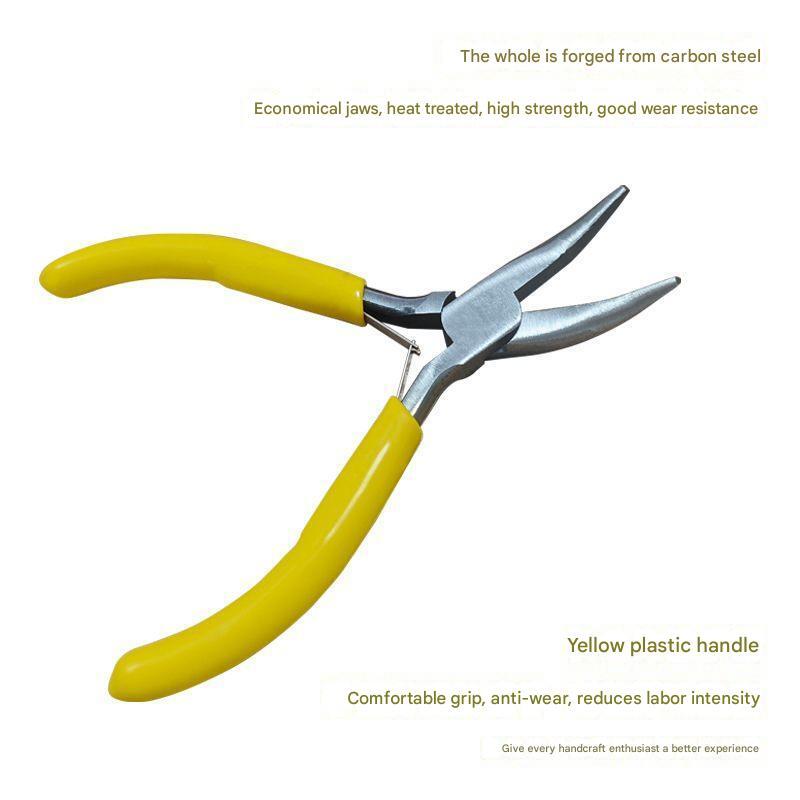 2x Mini Needle Nose Pliers Jewelry Make DIY Crafts Electronics Repair Tools Kit