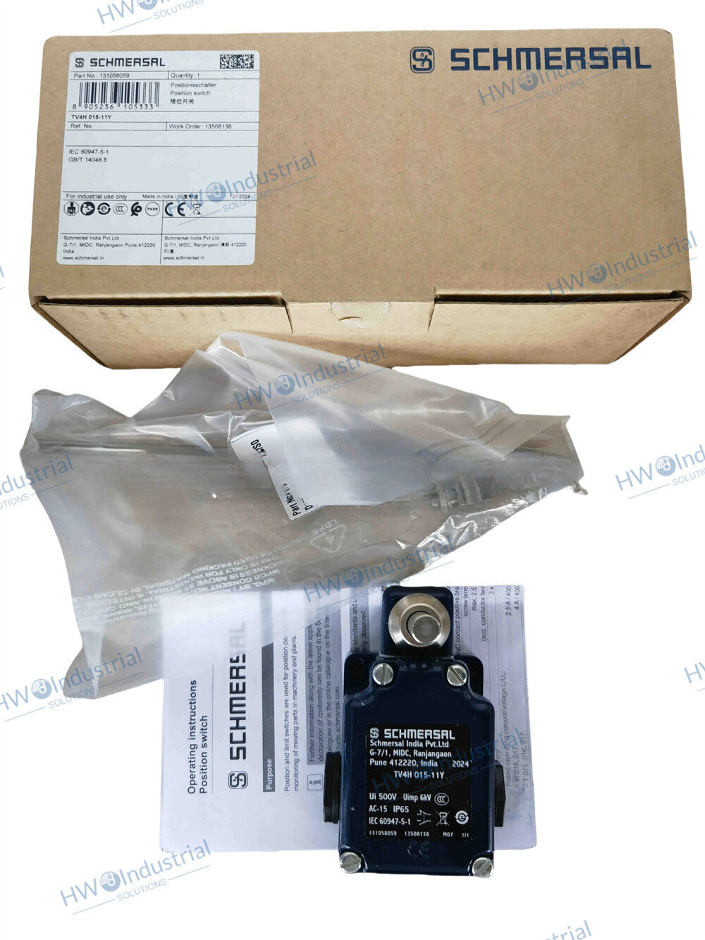 1/Piece  TV4H015-11Y 131058059 SCHMERSAL Limit Switch  TV4H 015-11Y