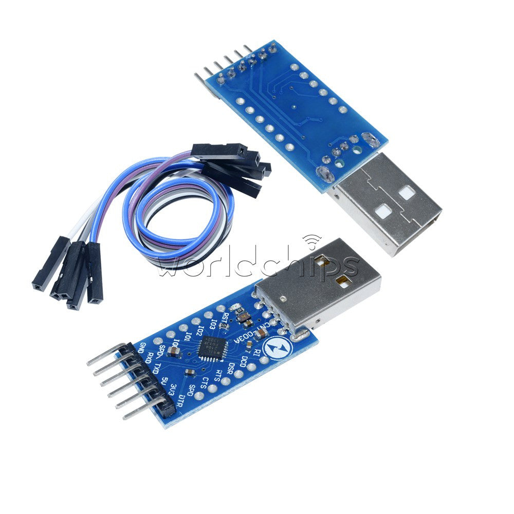 5PCS CP2104 USB UART6PIN module serial converter STC PRGMR replace CP21022.0 TTL
