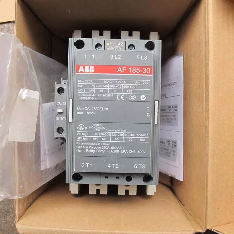 1/piece  ABB AC/DC contactor AF185-30-11 Coil Voltage 100-250V