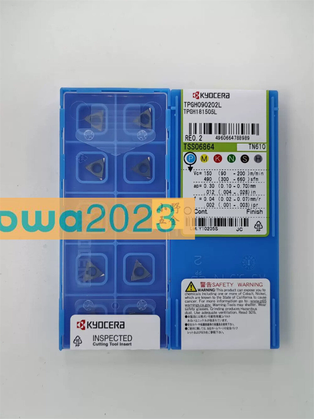 10Pieces/Box Kyocera TPGH090202L TN610 Blade Carbide Inserts