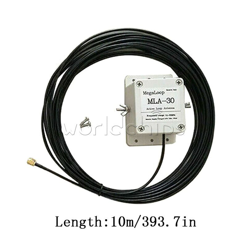 MLA-30+ Plus 0.5-30MHz Ring Active Receive Antenna Wave SDR Loop Radio Antenna