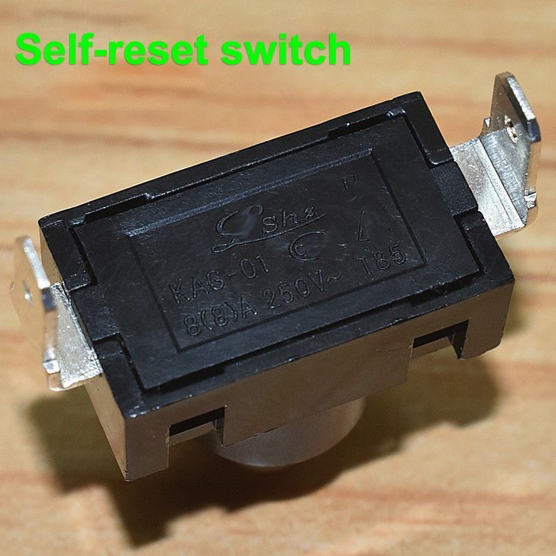 Universal Self-Lock Self-Reset Power Key KAG-01C Switch For Vacuum Cleaner Fix