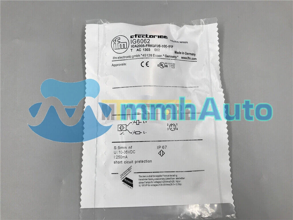 1PC   Ones IFM IG6062 Sensor&Proximity Switch #P
