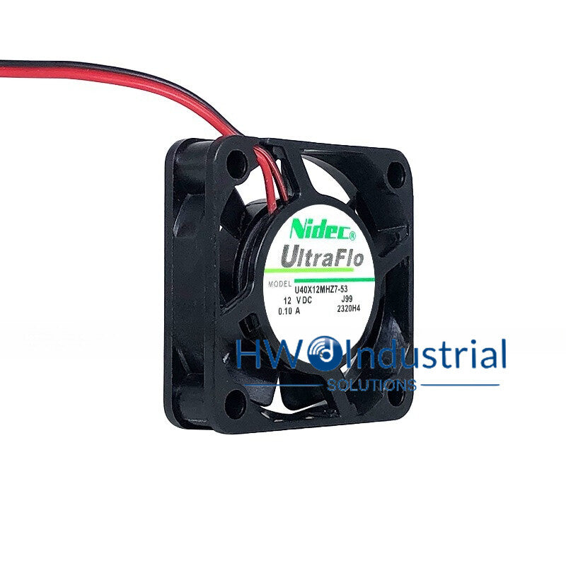 NIDEC U40X12MHZ7-53 12V 0.10A 4CM 4010 High Air Flow Cooling Fan