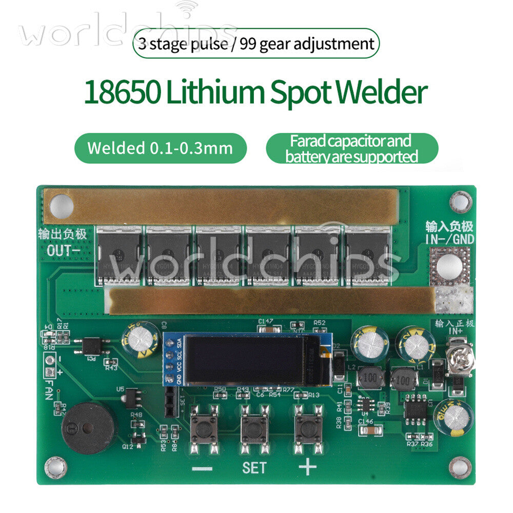 99 Gear Spot Welding Welder Machine DIY Kit Support Battery Faraday Capacitor