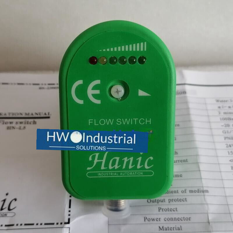 1PC Hanic HN-L5N40-FD Flow Switch 24V Expedited