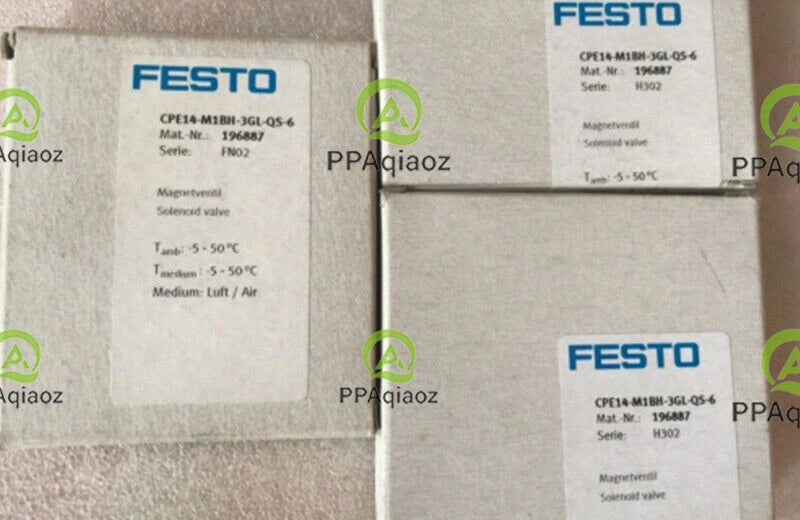1PC  FESTO CPE14-M1BH-3GL-QS-6 196887 Solenoid Valve Free Shipping