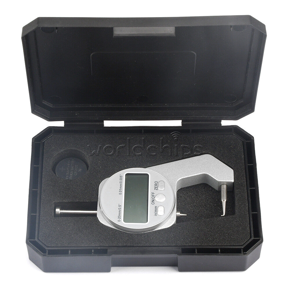 Electronic Digital LCD Micrometer Percent Thickness Measuring Tool 10mm / 20mm