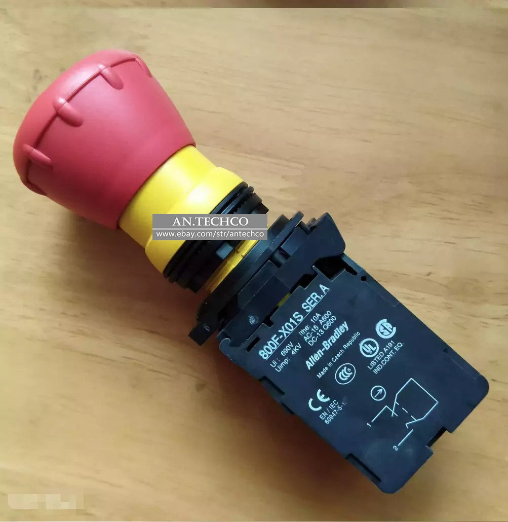 1PCS  800FP-MT44PX02S =800FP-MT44+800F-ALP+800F-X01S E-STOP Switch