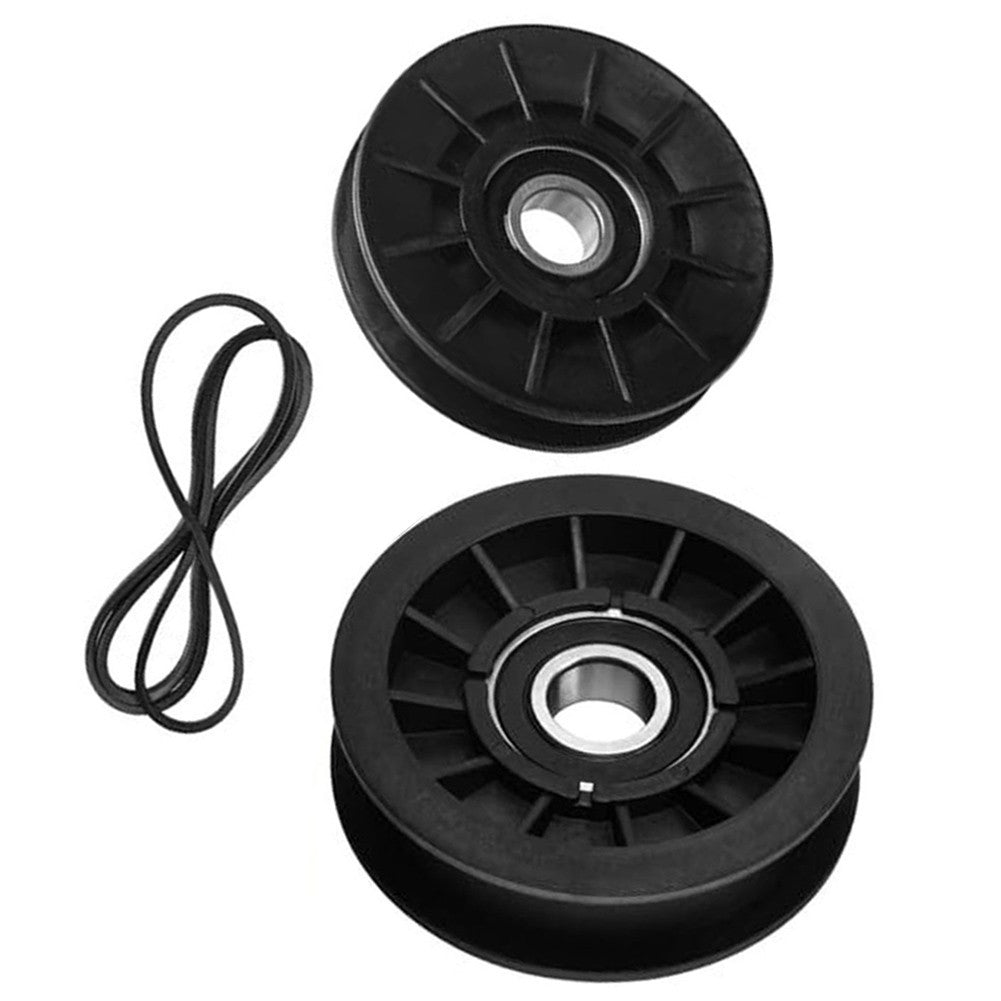 For Cadet For Craftsman Lawn Mower Idler Pulley and Drive Belt Replacement Kit