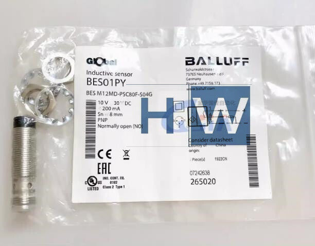 1Pcs  BES01PY Inductive Proximity Switch BES M12MD-PSC80D-S04G