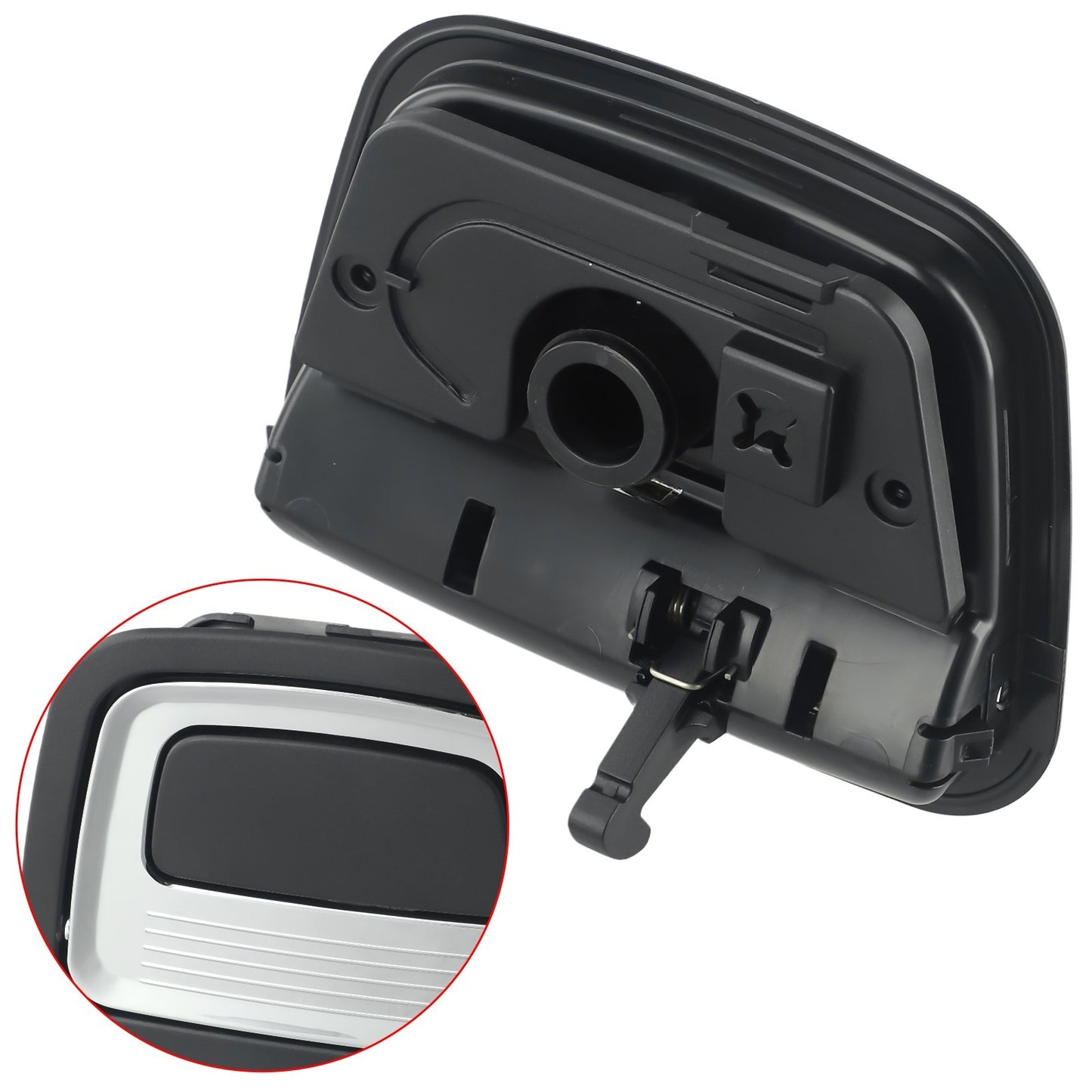 Handle Trim Trunk Floor Cover Rear 1pc Black   Car Accessories