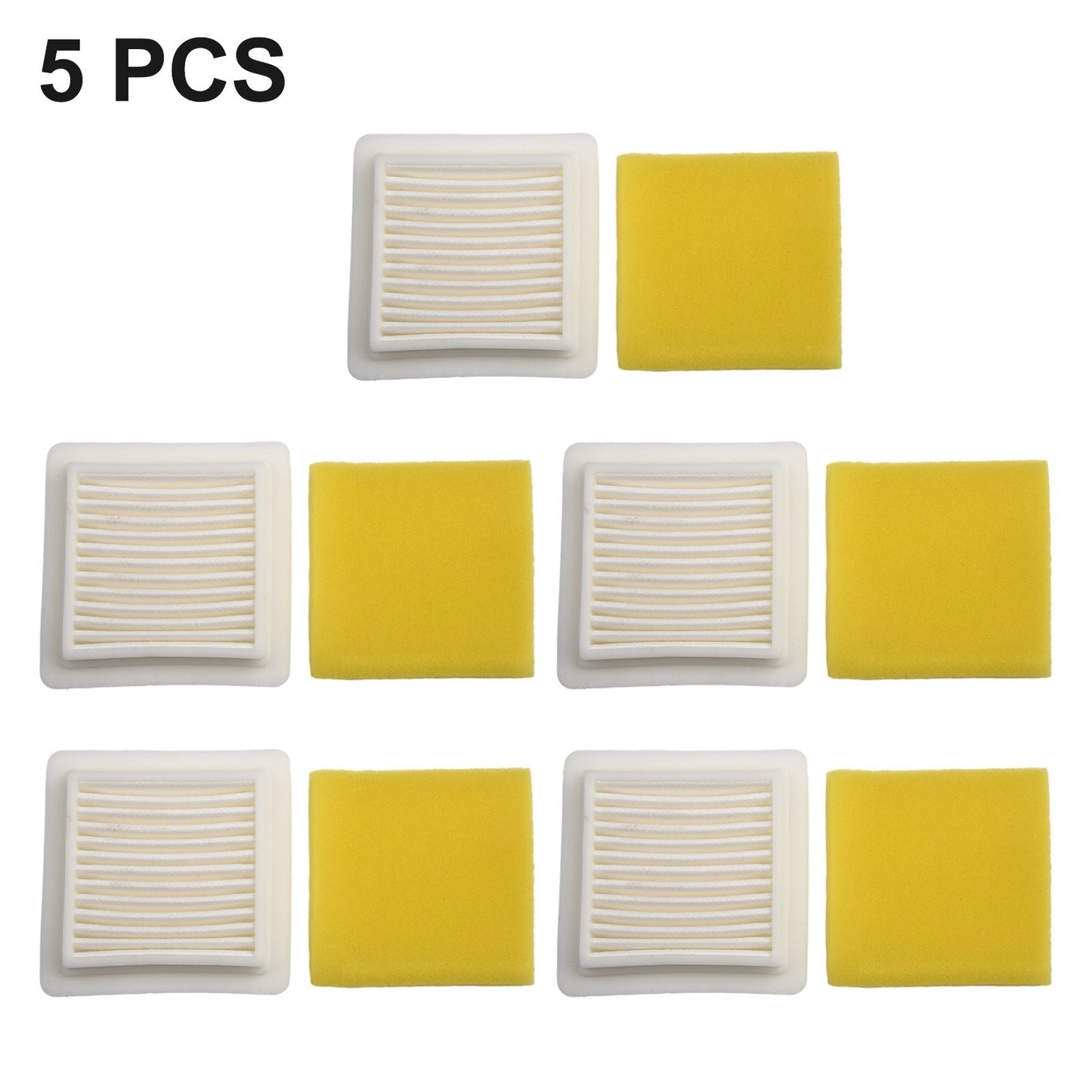 5PK Air Filter, For ECHO SRM-2620 SHC-2620 Trimmers A226002030,A2260020400