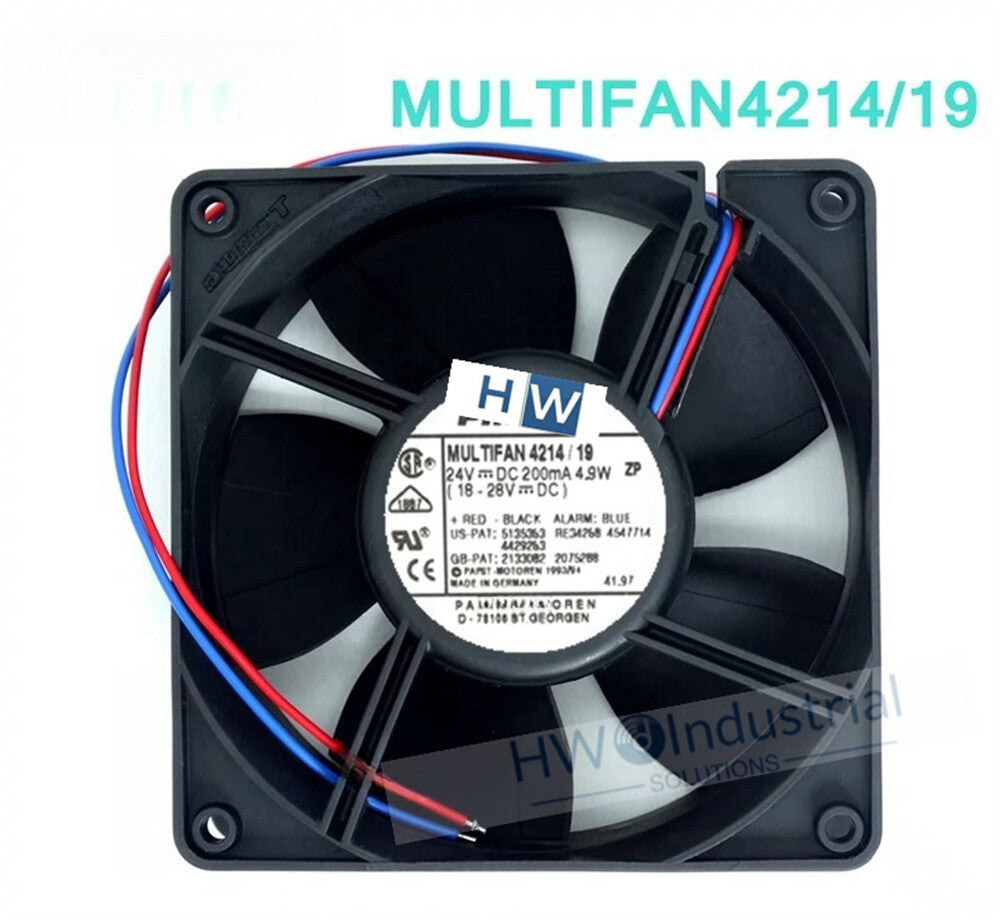 1/piece MULTIFAN 4214/19 24V 200mA 4.9W 12038 12CM Inverter Equipment Fan