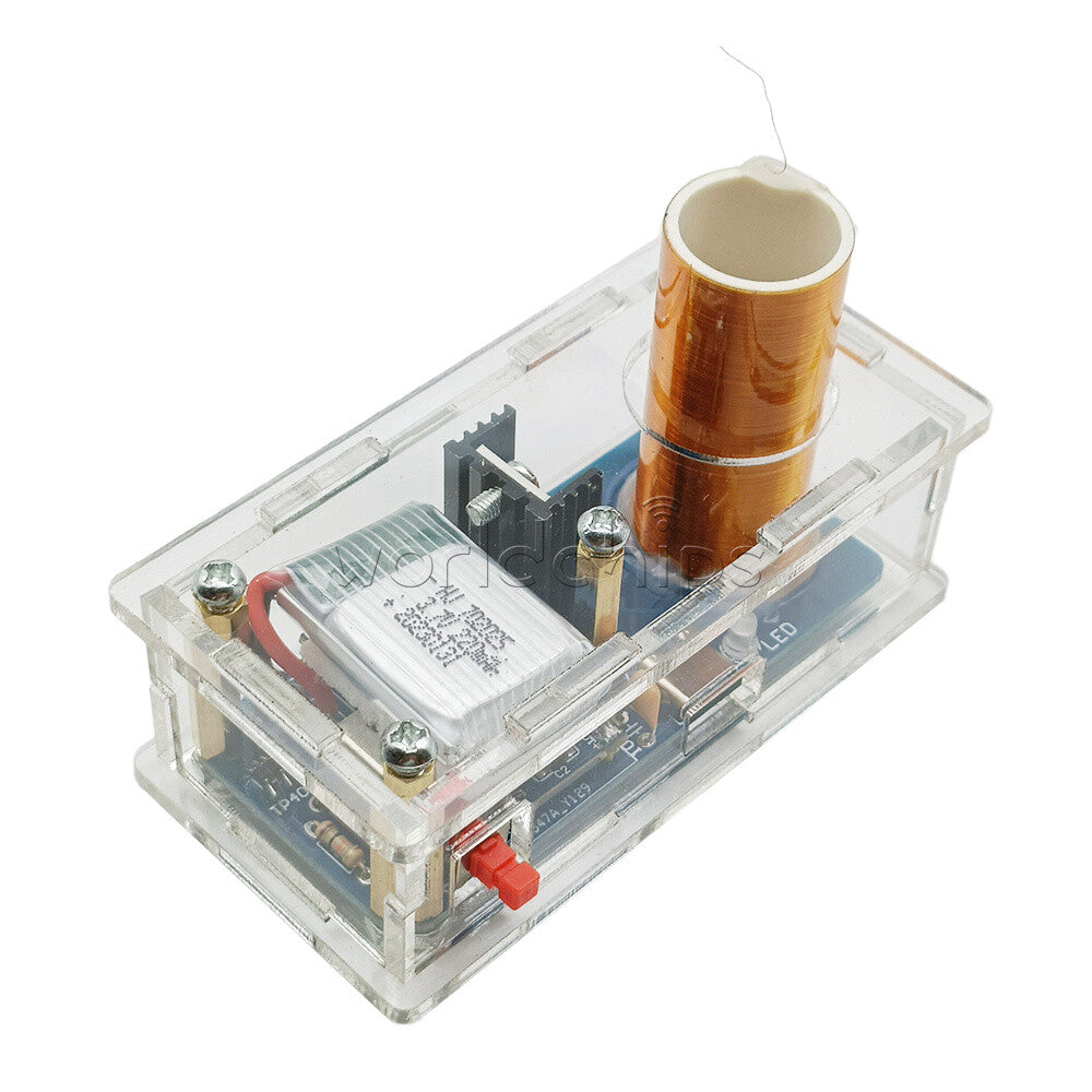 DIY Rechargeable Micro Tesla Coil Detector Electronic Anti Interference Tester