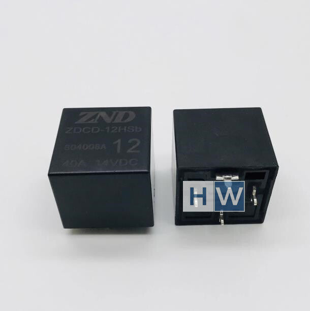 5Pcs  ZDCD-12HSb 12VDC Set of Normally Open 4-pin 40A14VDC Automotive Relay