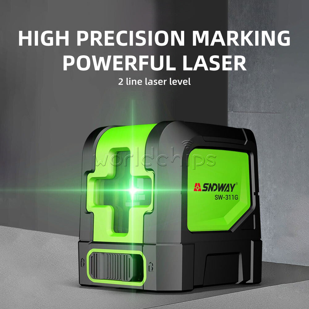 Cross Line Laser Level DIY Laser Level Self Leveling Green/Red Beam measure