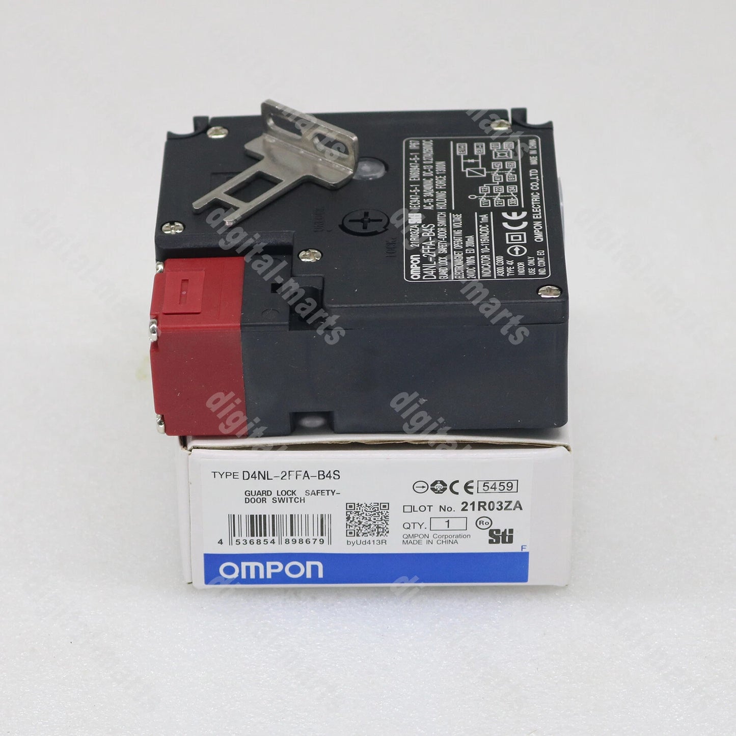 A  Omron Guard Lock Safety Door Switch D4NL-2FFA-B4S Free shipping#LJ #P