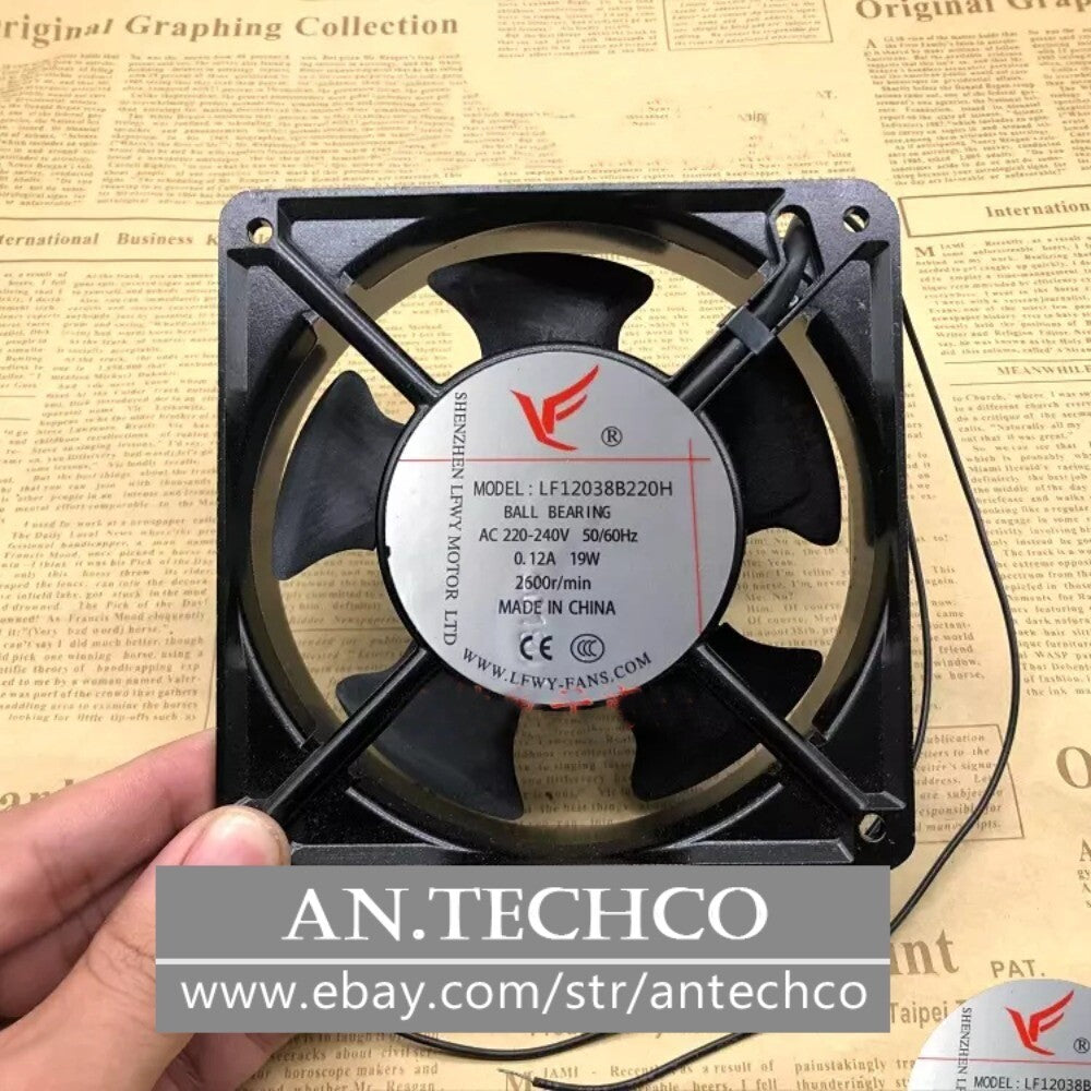 1PCS LF12038B220H AC220V-240V 12038 12cm Cooling Fan