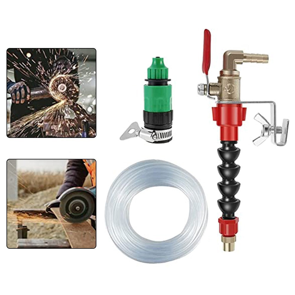 Efficient Dust Removal Spray System with Hose and Nozzle for Cutting Machines