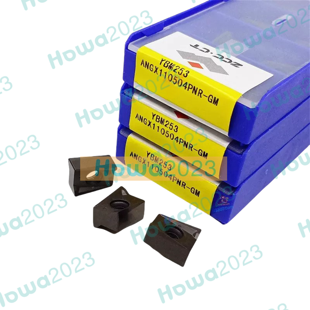 10pcs/Box ZCC.CT ANGX110504PNR-GM YBM253 CNC Milling Blade Carbide Insert