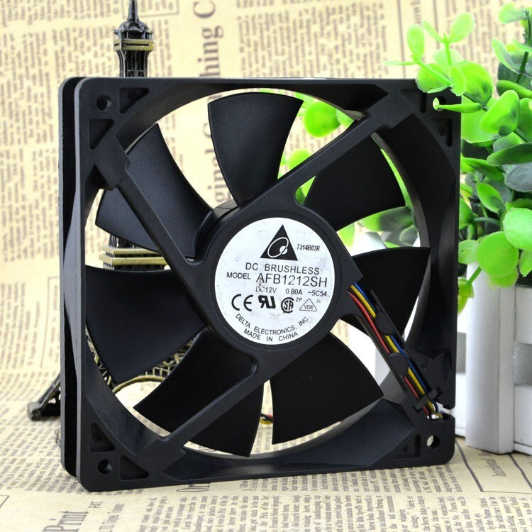 Delta fan AFB1212SH 12025 120*120*25mm 12V 0.8A 4pin PWM Case Cooling Fan