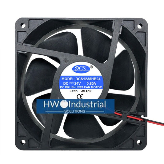 DCS1238HB24 24V 0.60A 12CM 12038 2-wire Inverter Cooling Fan