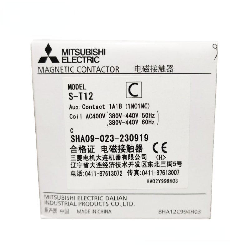1pcs Mitsubishi Contactor S-T12 AC400V 1A1B C VL 1110021420