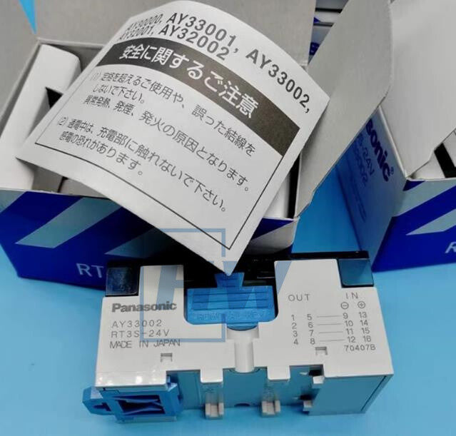 1pc  RT3S-24V Solid AY33002 Guide Rail Terminal Module Relay