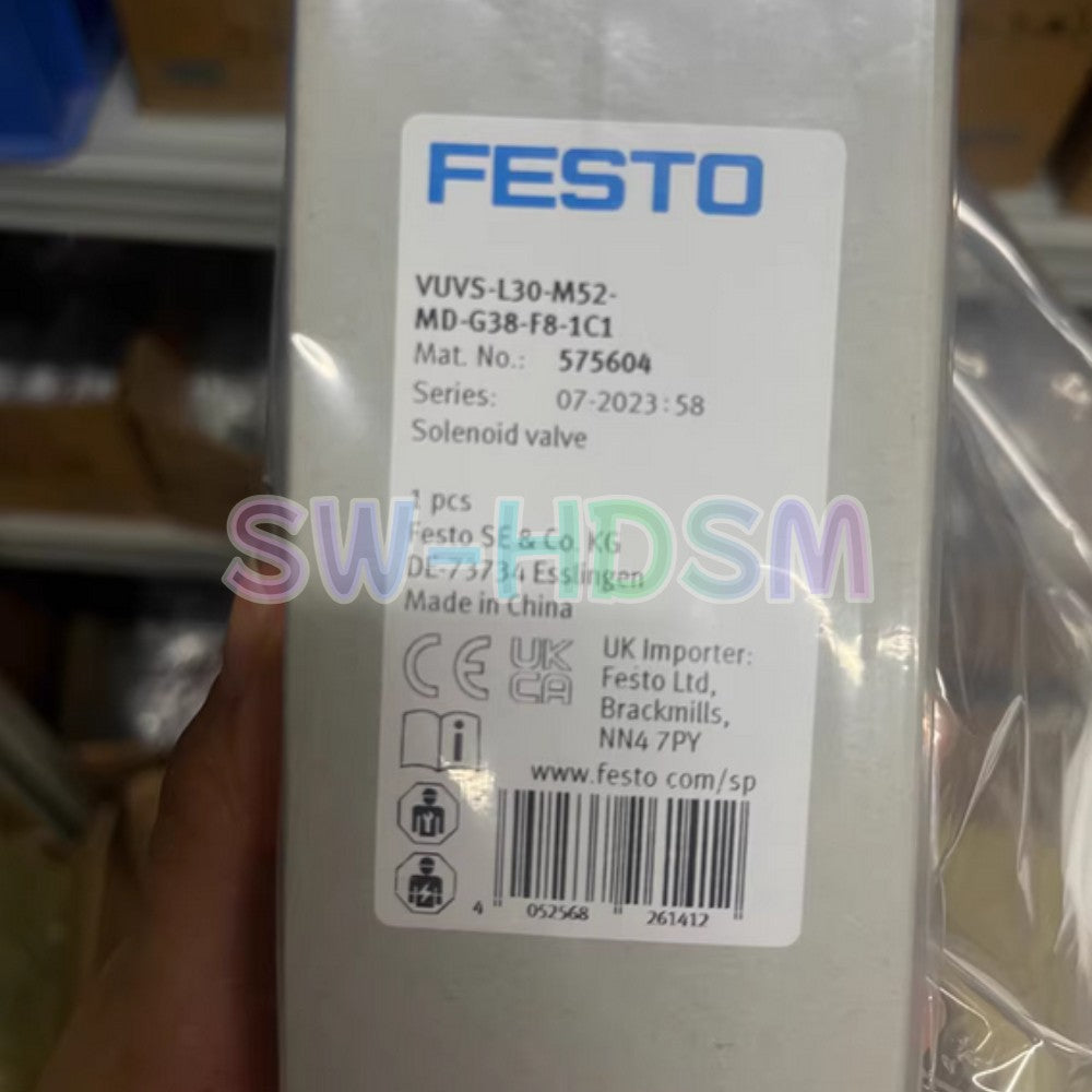 1PCS  festo VUVS-L30-M52-MD-G38-F8-1C1 575604 Solenoid valve freight free