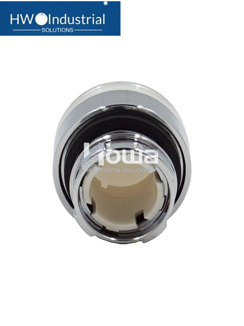 2PCS  White Self Resetting Metal Strip Light Button Head ZB2BW31C ZB2-BW31C