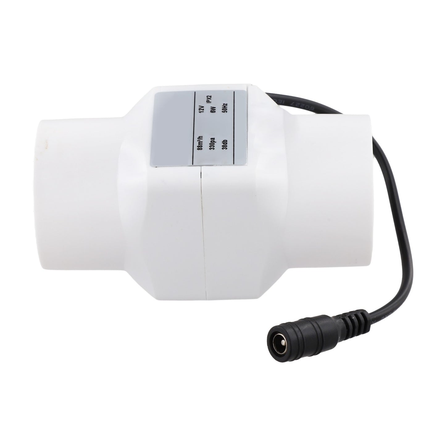 12V Duct Fan Inline Exhaust Fan 6W Low Noise 38dB 50mm Air Blower for Home Use