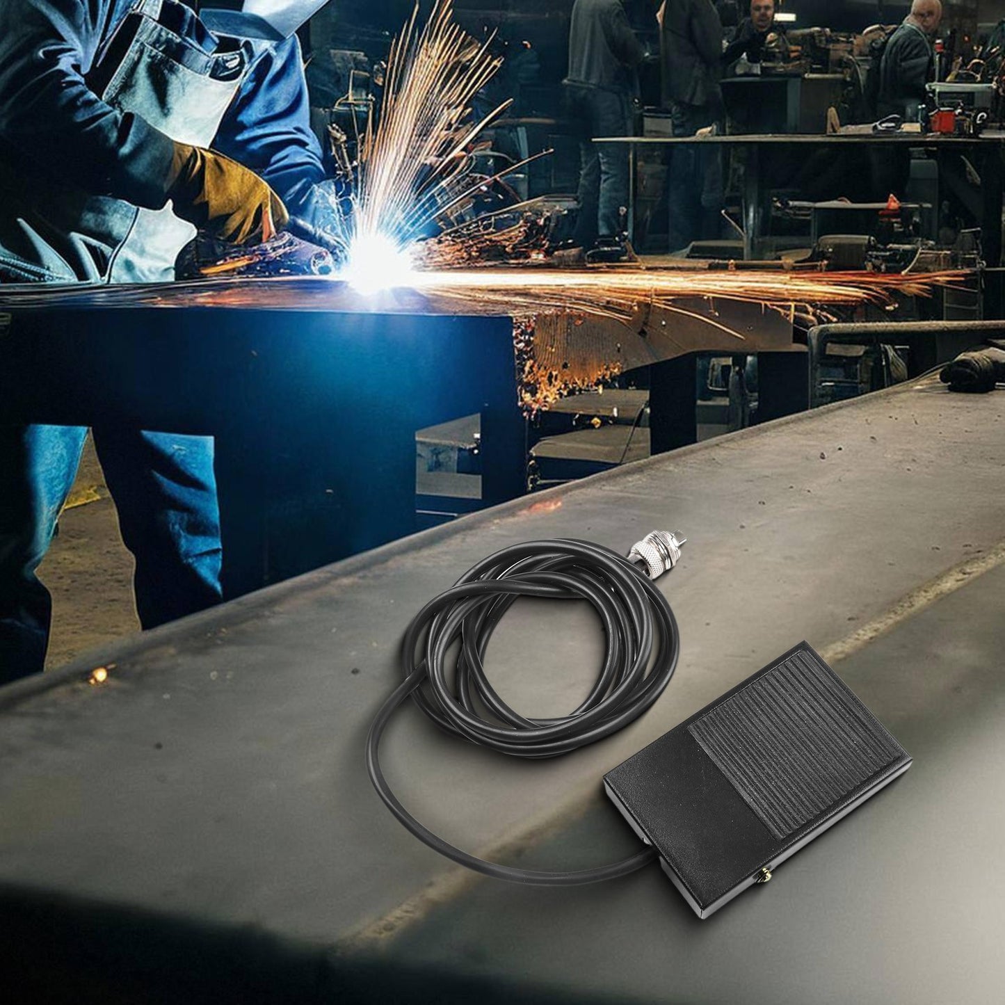 Practical Foot Pedal Spot Welded 2/3-pin Accessories Anti-skid Cutting